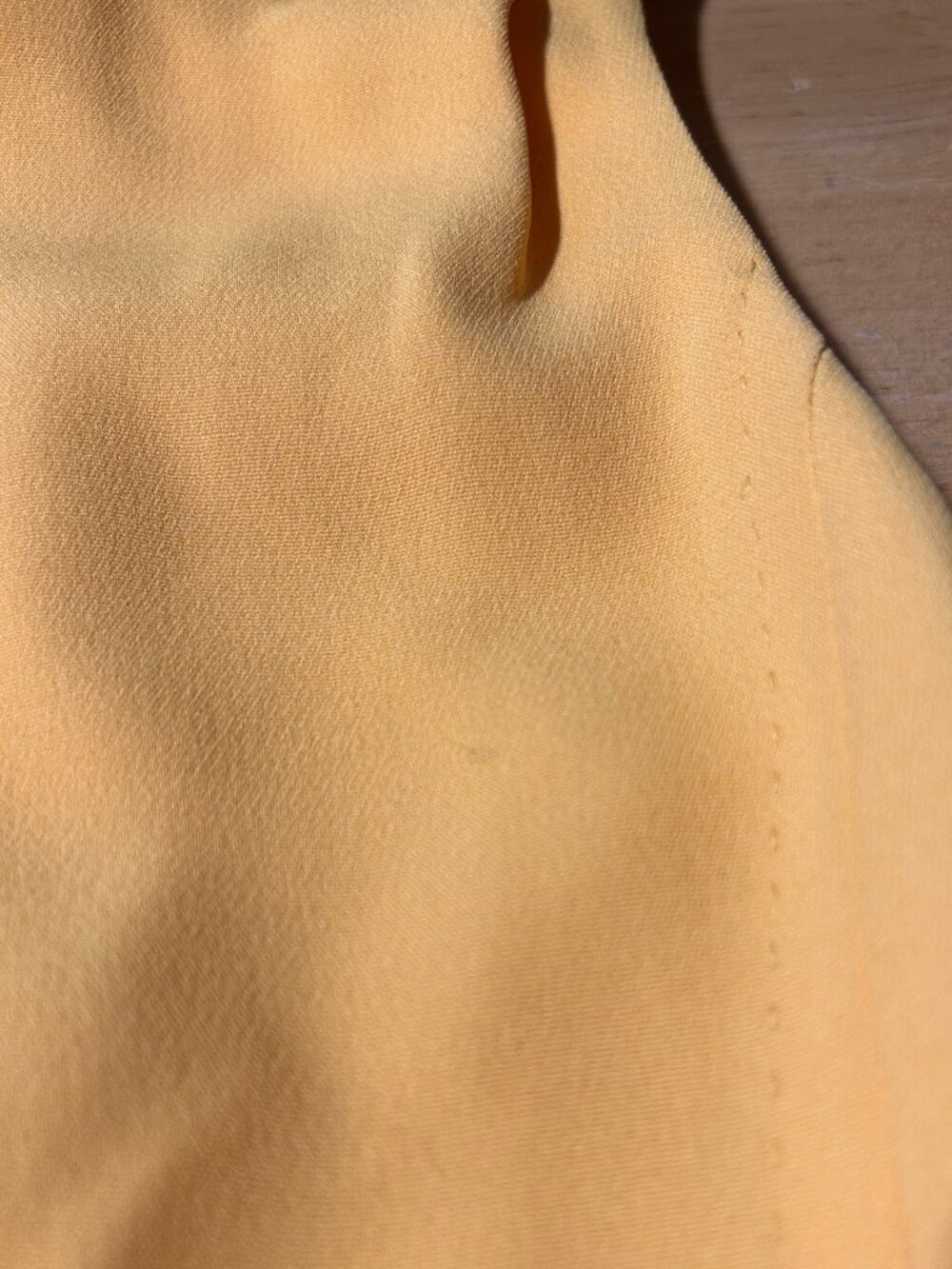 Authentic Louis Vuitton (Item-779 Marigold Yellow Sleeveless Pleat Dress 40 US/8 - Picture 16 of 16